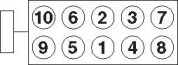 WILMINK GROUP wg1736402 -  Комплект болтов головки цилидра
